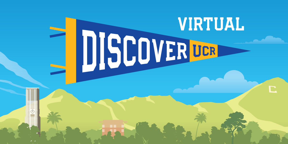 A graphic promoting the Discover UCR Fall Preview event.